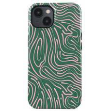 Husa de protectie pentru iPhone 15, Dual Layer Hawaiian Breeze, Burga
