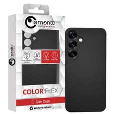 Husa de protectie pentru Samsung Galaxy S25 Plus, negru, Silicon Silky Lemontti