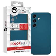Husa de protectie pentru Samsung Galaxy S25 Plus, albastru, Silicon Silky Lemontti