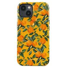 Husa de protectie pentru iPhone 15, Dual Layer Orange Lemonade, Burga