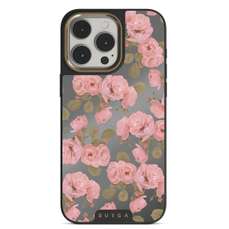 Husa de protectie pentru iPhone 15 Pro, Elite Mirror Magsafe Gold Desert Rose, Burga