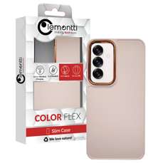 Husa de protectie pentru Samsung Galaxy S25, roz, Frame Lemontti