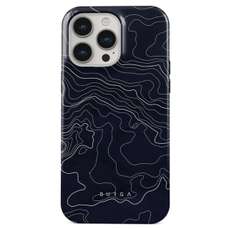 Husa de protectie pentru iPhone 15 Pro, Dual Layer Drifting Shores Line Art, Burga