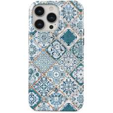 Husa de protectie pentru iPhone 15 Pro, Dual Layer Tropical Oasis, Burga