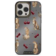Husa de protectie pentru iPhone 15 Pro Max, Elite Mirror Magsafe Gold Cougar, Burga