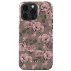 Husa de protectie pentru iPhone 15 Pro Max, Dual Layer Vintage Glamour, Burga