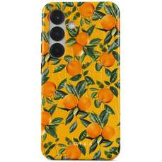 Husa de protectie pentru Samsung Galaxy S25, Dual Layer Orange Lemonade, Burga