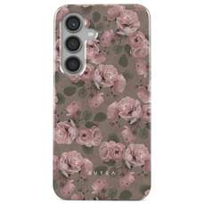 Husa de protectie pentru Samsung Galaxy S24, Dual Layer Vintage Glamour, Burga