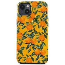 Husa de protectie pentru iPhone 14 Plus, Dual Layer Orange Lemonade, Burga