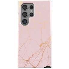 Husa de protectie pentru Samsung Galaxy S24 Ultra, Dual Layer Peachy Gold, Burga