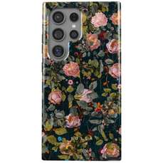 Husa de protectie pentru Samsung Galaxy S24 Ultra, Dual Layer Bloomy Garden, Burga