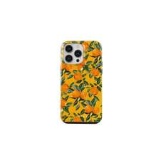 Husa de protectie pentru iPhone 14 Pro, Dual Layer Orange Lemonade, Burga