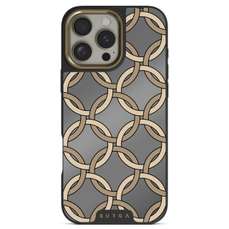 Husa de protectie pentru iPhone 16 Pro Max, Elite Mirror Magsafe Gold Heritage, Burga