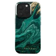 Husa de protectie pentru iPhone 16 Pro Max, Dual Layer Emerald Pool, Burga