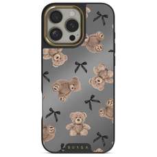 Husa de protectie pentru iPhone 16 Pro, Elite Mirror Magsafe Gold BFF, Burga