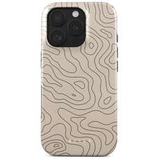 Husa de protectie pentru iPhone 16 Pro, Dual Layer Wild Terrain, Burga