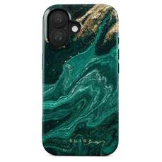 Husa de protectie pentru iPhone 16 Plus, Dual Layer Emerald Pool, Burga