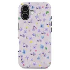 Husa de protectie pentru iPhone 17, Dual Layer Magsafe Wildflower, Burga