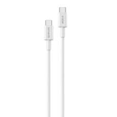 Cablu de date USB-C / USB-C, 1,2m, PD 100W, Fast Charge, alb, Lemontti