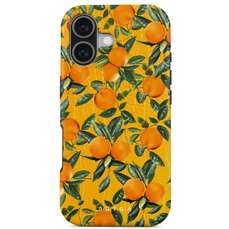 Husa de protectie pentru iPhone 17, Dual Layer Magsafe Orange Lemonade, Burga