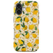 Husa de protectie pentru iPhone 17, Dual Layer Magsafe Lemon Juice, Burga