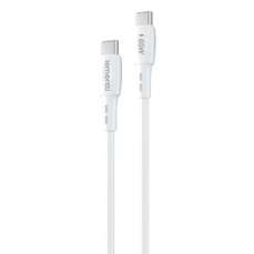 Cablu de date USB-C / USB-C, 1,2m, PD 65W, Wind Fast Charge, alb, Lemontti