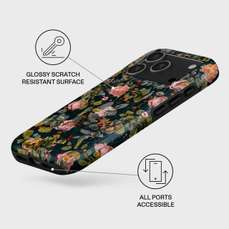 Husa de protectie pentru iPhone 17 Pro, Dual Layer Magsafe Bloomy Garden, Burga