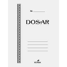 Pitesti-Dosar plic carton alb, Ecada