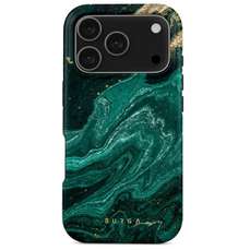 Husa de protectie pentru iPhone 17 Pro, Dual Layer Magsafe Emerald Pool, Burga