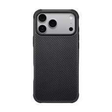 Husa de protectie pentru iPhone 17 Pro, MagSafe, Aramida 600D, negru/gri, MagEZ ProGuard Pitaka