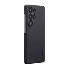 Husa de protectie pentru Samsung Galaxy S25 Ultra, negru/gri, MagEZ 6 Pitaka, KS2501U