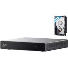 Network video recorder S4 cu 8 canale stocare 2TB, functioneaza cu camere si dispozitive PoE, Eufy