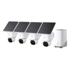 Kit supraveghere video, 4K, AI, HomeBase S380 + 4 camere video, Security SoloCam E42 Eufy