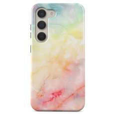 Husa de protectie pentru Samsung Galaxy S23, Dual Layer New Flame Rainbow, Burga