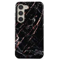 Husa de protectie pentru Samsung Galaxy S23, Dual Layer Rose Gold Marble, Burga