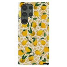 Husa de protectie pentru Samsung Galaxy S23 Ultra, Dual Layer Lemon Juice, Burga BHDLLJSGS23U