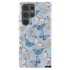 Husa de protectie pentru Samsung Galaxy S23 Ultra, Dual Layer Give Me Butterflies, Burga