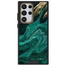 Husa de protectie pentru Samsung Galaxy S23 Ultra, Elite Gold Emerald Pool, Burga