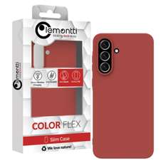 Husa de protectie pentru Samsung Galaxy A36, rosu, Silicon Silky, Lemontti