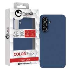 Husa de protectie pentru Samsung Galaxy A36, albastru, Silicon Silky, Lemontti