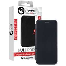 Husa de protectie pentru Samsung Galaxy A55, negru, Book Elegant, Lemontti