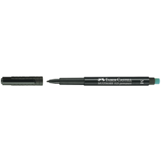 Permanent marker negru, varf 1,0 mm, Multimark Winner 1525, Faber Castell