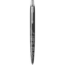 Pix retractabil metalic, varf 0,7mm, corp negru, Jotter Royal SE Global Icons New York CT Parker 2187554
