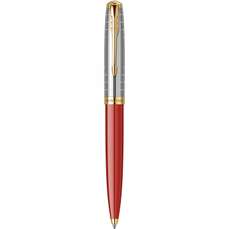 Pix retractabil metalic, corp rosu, varf 0,7mm, 51 Royal Premium Red Rage GT Parker 2169073