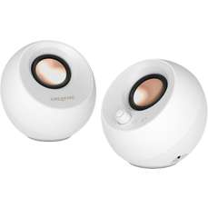 Boxe 2.0, bluetooth 5.3, RGB, 10W, alb, Pebble Pro Creative