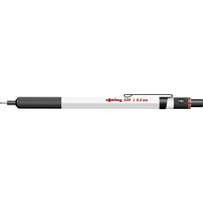 Creion mecanic corp plastic, alb, 0,5mm, Rotring 500