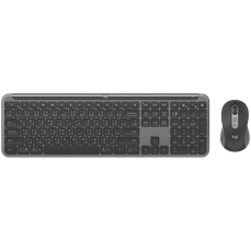 Kit tastatura fara fir si mouse optic fara fir, graphite, Slim Combo MK950 for Business , Logitech 920-012508