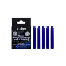 Patroane scurte cu cerneala termosensibila, albastra, 5buc/set, Strigo SSC262