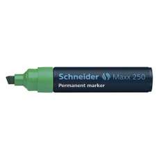 Permanent marker verde, varf 7,0 mm, Maxx 250 Schneider