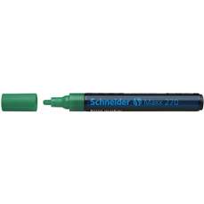 Permanent marker cu vopsea verde, varf 3,0 mm, Maxx 270 Schneider